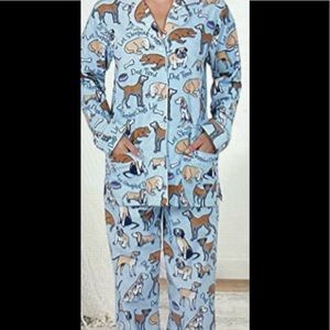 PajamaGram Dog Lovers Flannel Pajamas